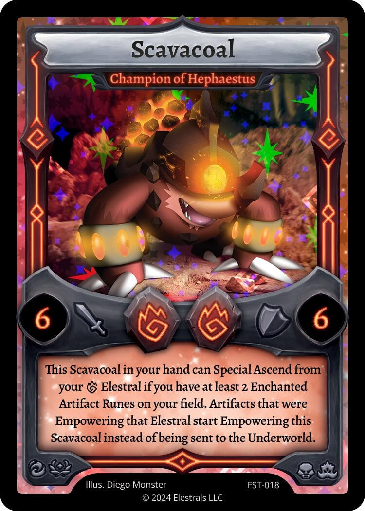 Image for Scavacoal - Champion of Hephaestus (FST-018) - Elestrals
