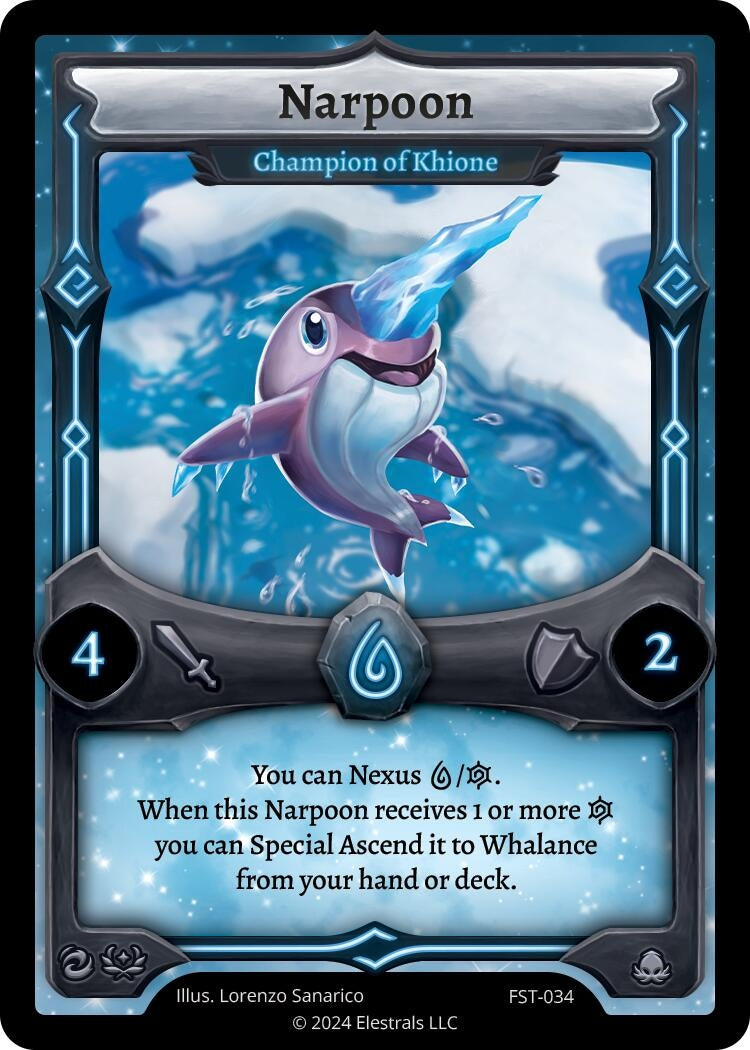 Image for Narpoon - Champion of Khione (FST-034) - Elestrals