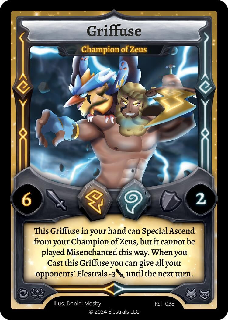 Image for Griffuse - Champion of Zeus (FST-038) - Elestrals