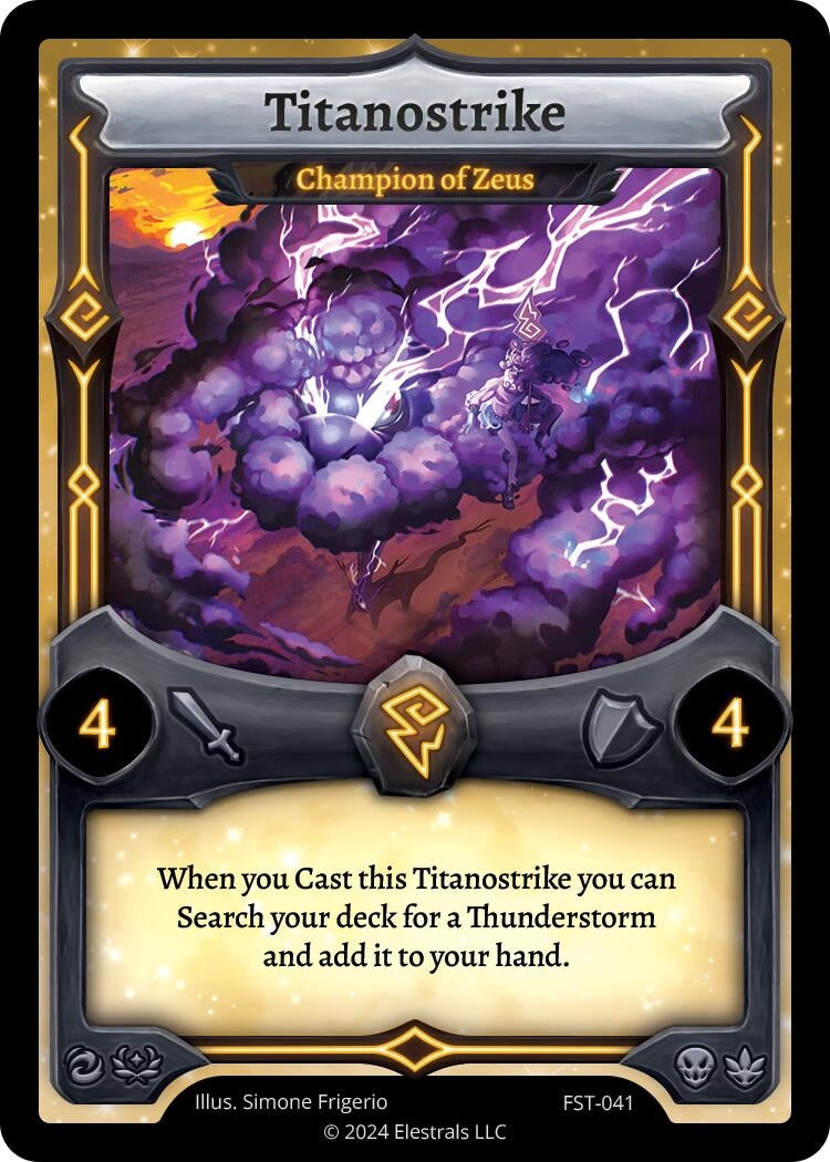 Image for Titanostrike - Champion of Zeus (FST-041) - Elestrals