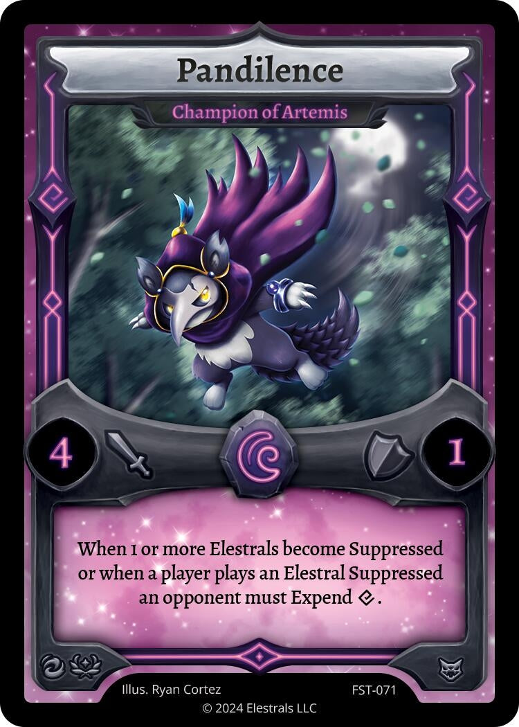 Image for Pandilence - Champion of Artemis (FST-071) - Elestrals