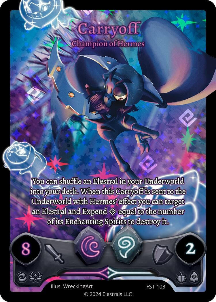 Image for Carryoff - Champion of Hermes (Full Art) (FST-103) - Elestrals