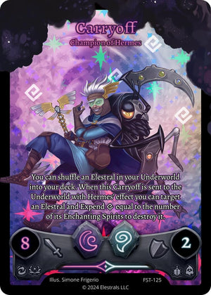 Carryoff - Champion of Hermes (Box Topper) (FST-125)