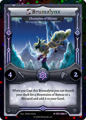Brumalynx - Champion of Khione (Stellar) (FST-R06)