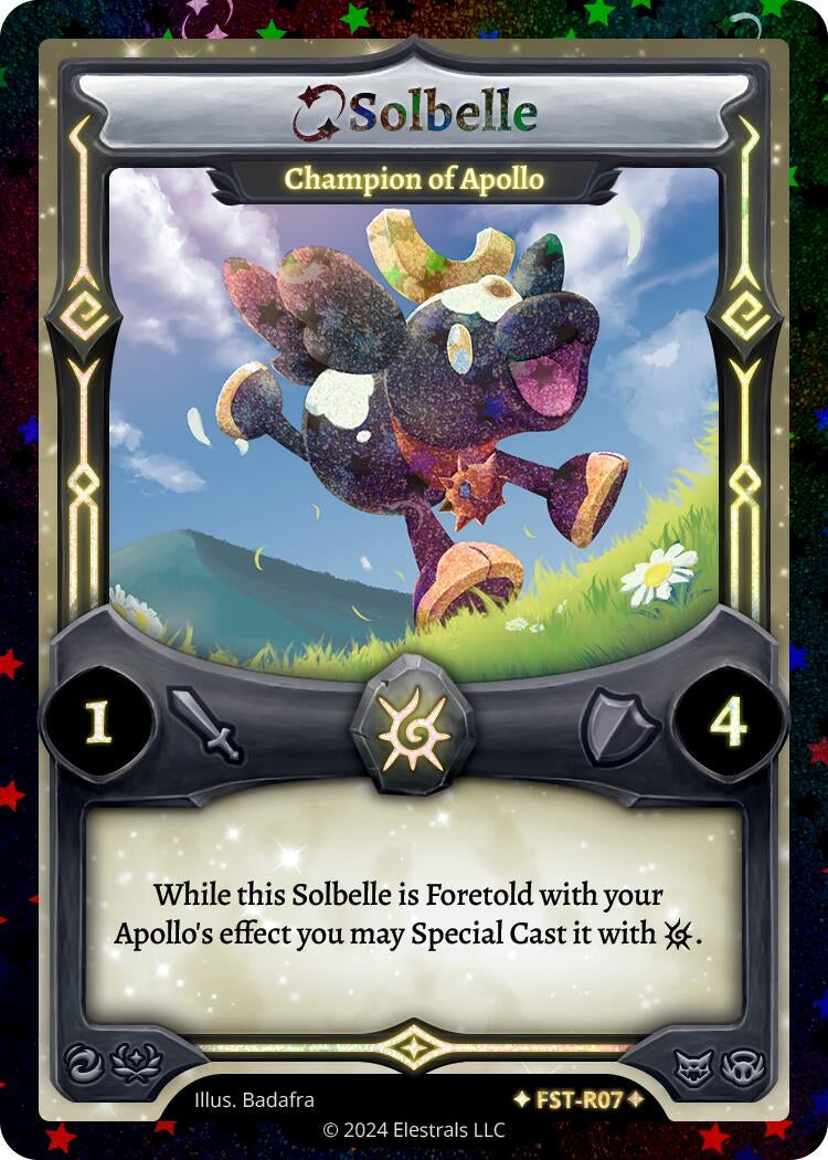Image for Solbelle - Champion of Apollo (Stellar) (FST-R07) - Elestrals