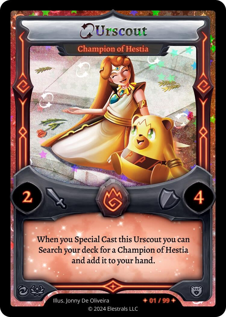 Image for Urscout - Champion of Hestia (Serialized) (/99) - Elestrals