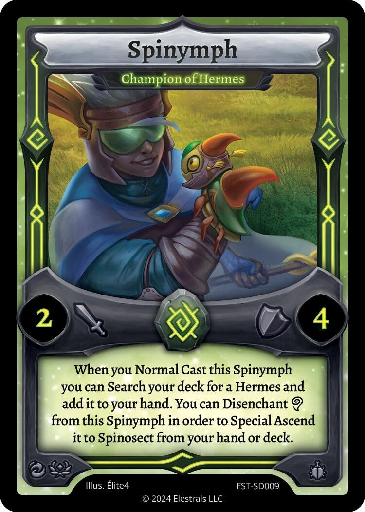 Image for Spinymph - Champion of Hermes (FST-SD009) - Elestrals