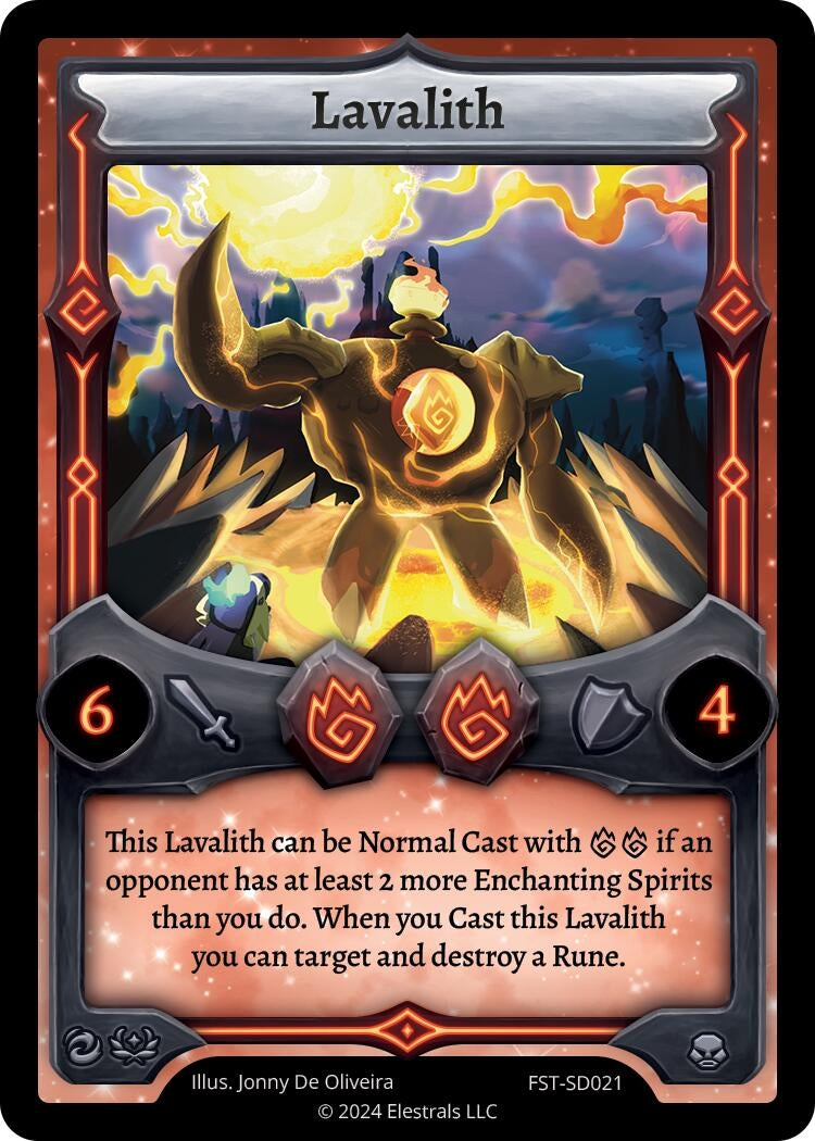 Image for Lavalith (FST-SD021) - Elestrals