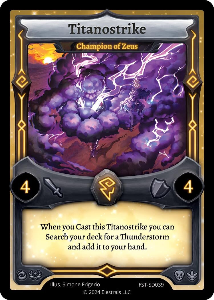 Image for Titanostrike - Champion of Zeus (FST-SD039) - Elestrals
