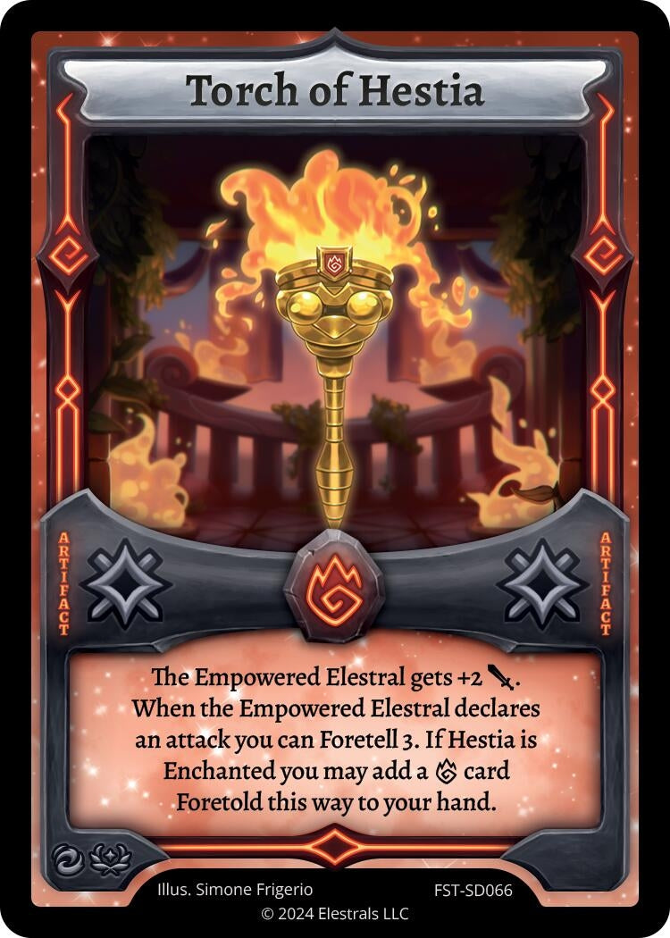 Image for Torch of Hestia (FST-SD066) - Elestrals