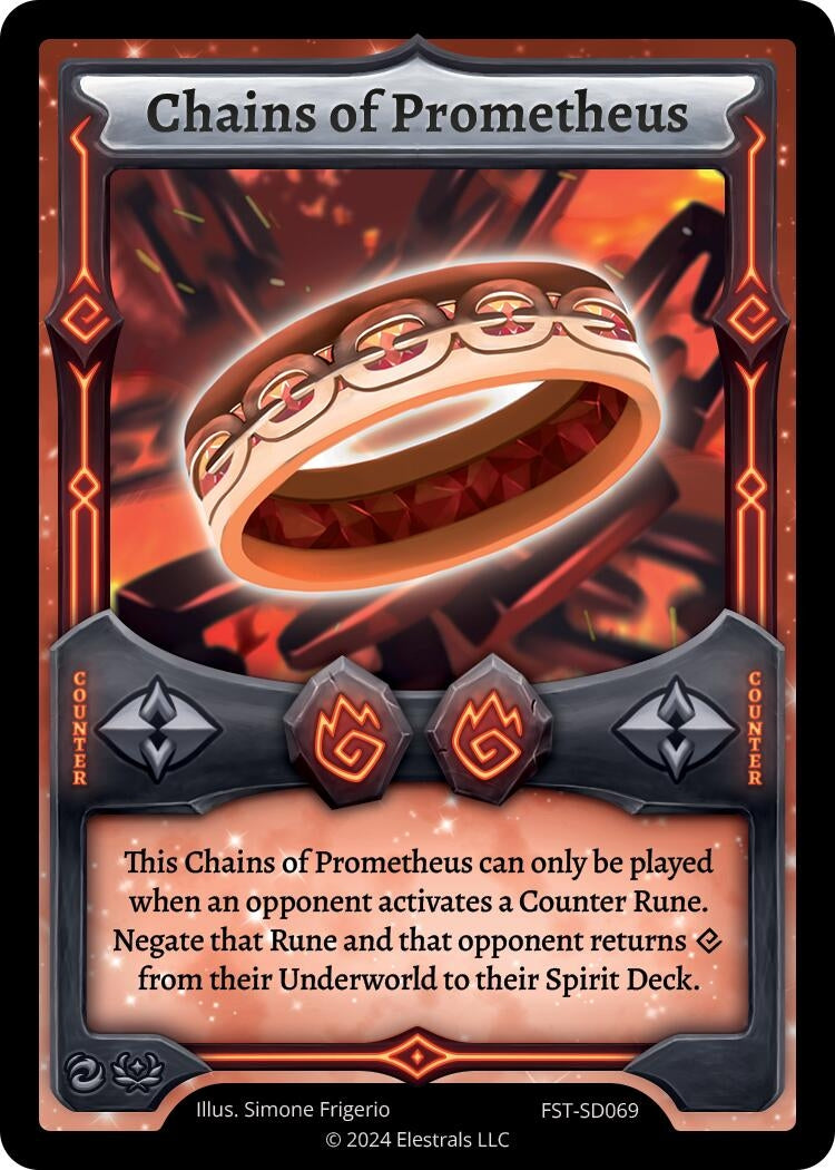 Image for Chains of Prometheus (FST-SD069) - Elestrals