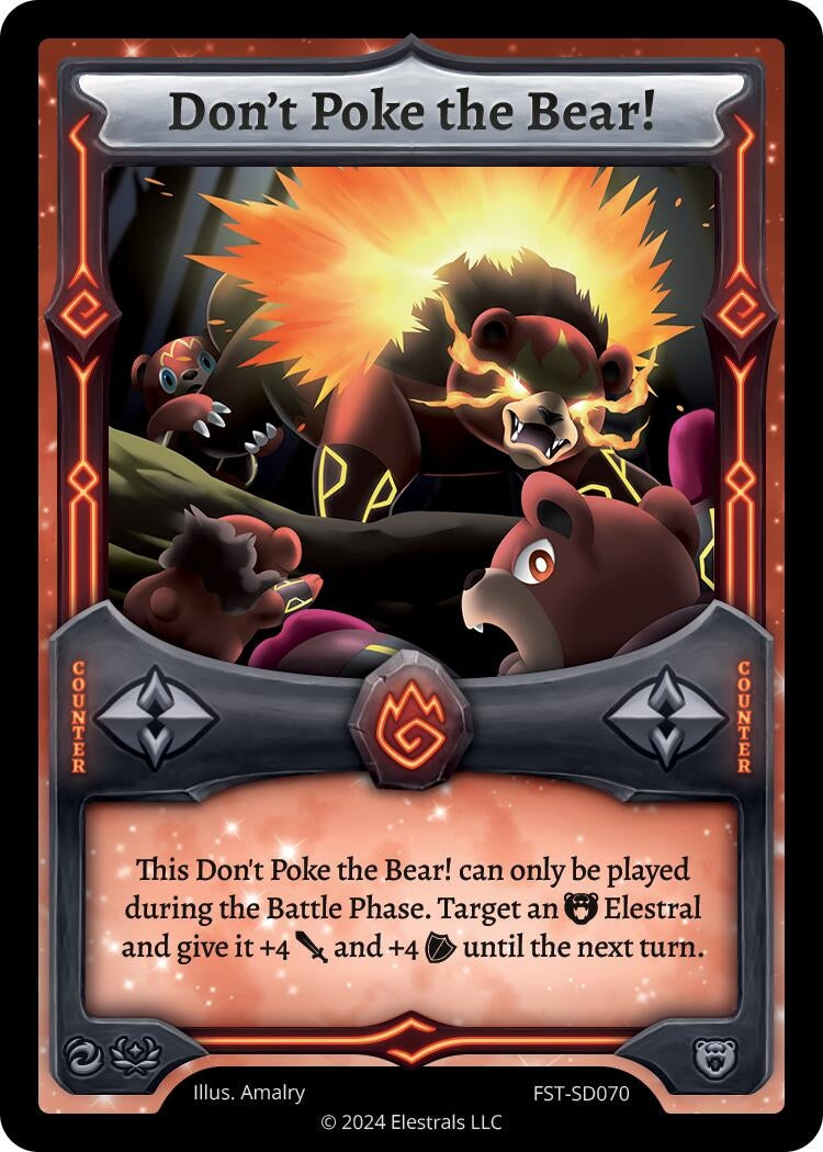 Image for Don't Poke the Bear! (FST-SD070) - Elestrals