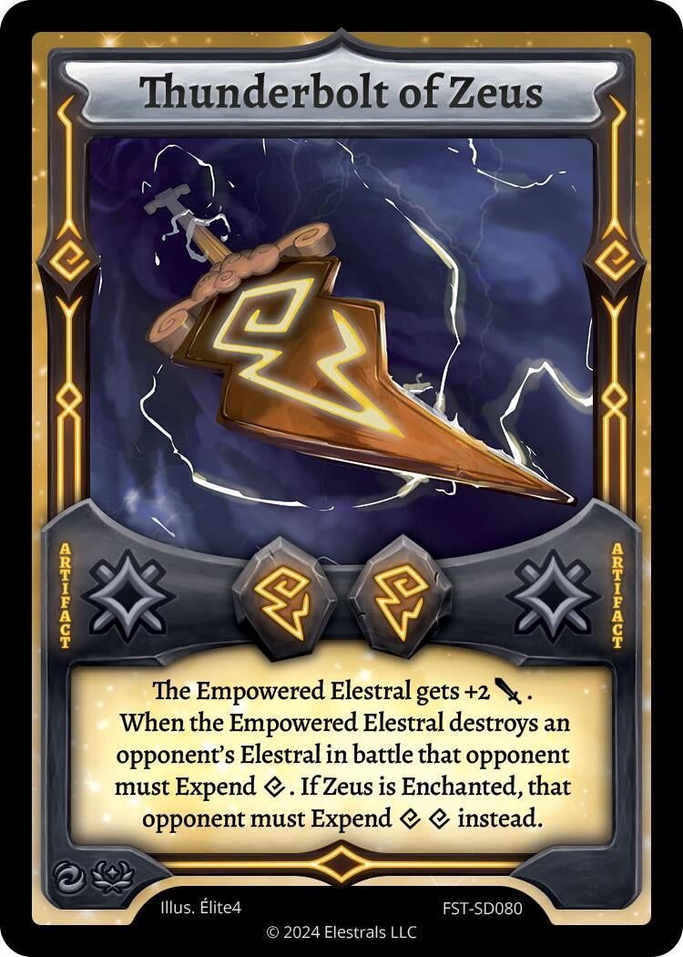 Image for Thunderbolt of Zeus (FST-SD080) - Elestrals