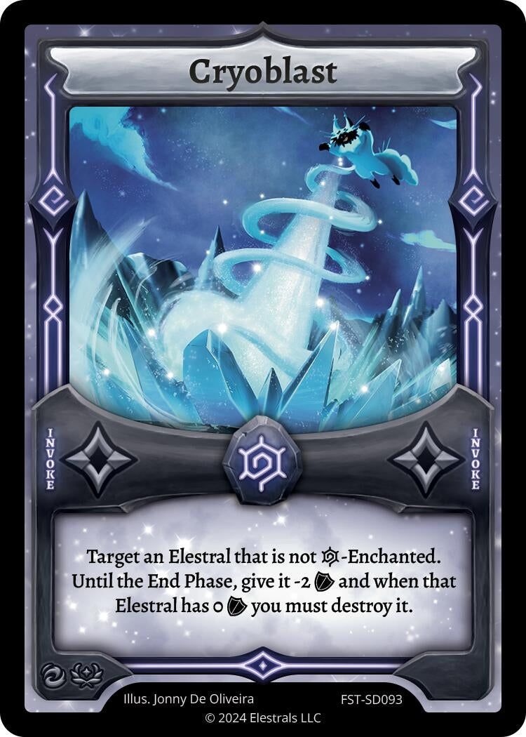 Image for Cryoblast (FST-SD093) - Elestrals