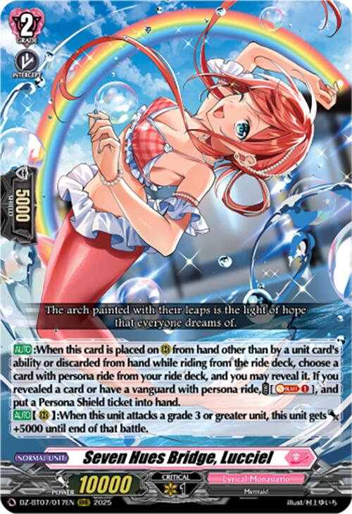 Seven Hues Bridge, Lucciel (DZ-BT07/017EN) [DZ-BT07: Moon Fangs & Cerulean Blaze]