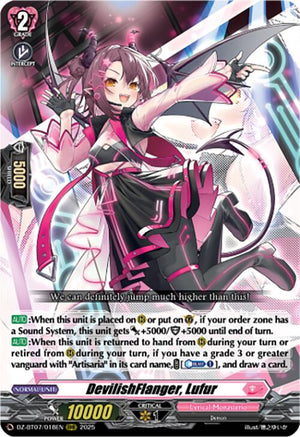 DevilishFlanger, Lufur (DZ-BT07/018EN) [DZ-BT07: Moon Fangs & Cerulean Blaze]
