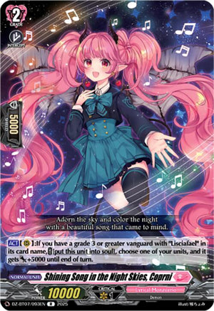 Shining Song in the Night Skies, Coprni (DZ-BT07/093EN) [DZ-BT07: Moon Fangs & Cerulean Blaze]