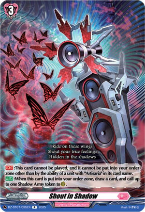Shout in Shadow (DZ-BT07/095EN) [DZ-BT07: Moon Fangs & Cerulean Blaze]