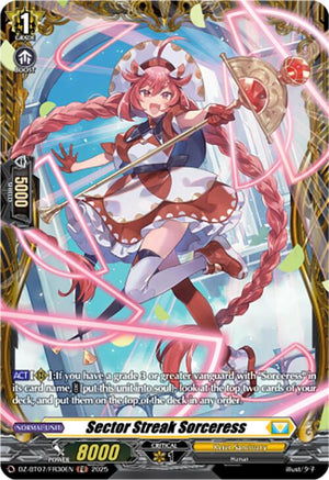 Sector Streak Sorceress (DZ-BT07/FR30EN) [DZ-BT07: Moon Fangs & Cerulean Blaze]