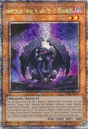 Nebulus, Dragon Ruler of Mishaps (Quarter Century Secret Rare) (ALIN-EN019)