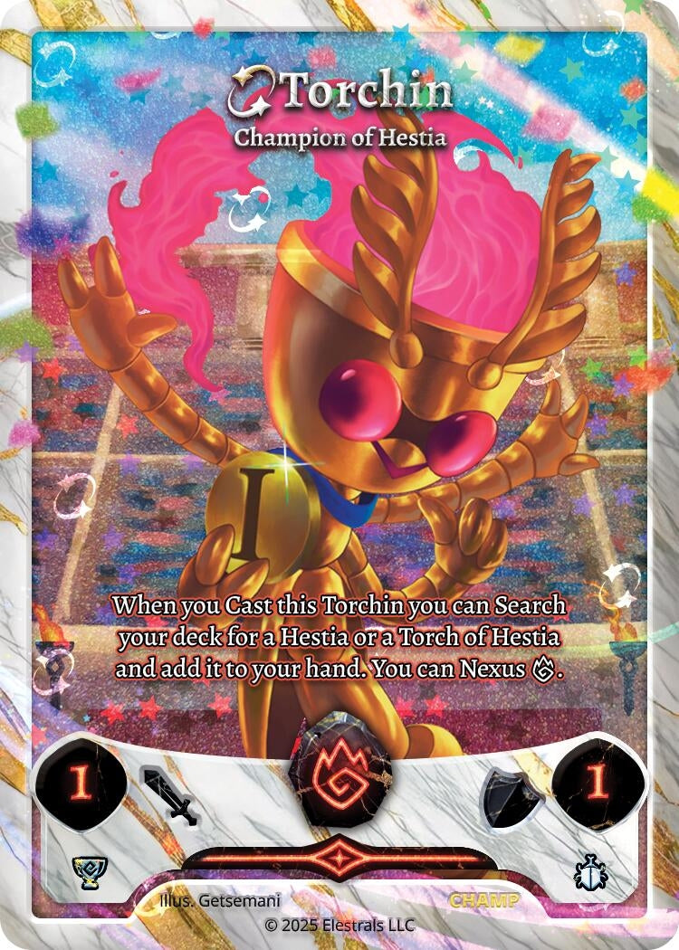 Image for Torchin - Champion of Hestia (Stellar) (CHAMP) - Elestrals