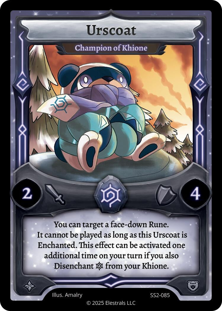 Image for Urscoat - Champion of Khione (SS2-085) - Elestrals