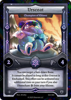Urscoat - Champion of Khione (Reverse Holo) (SS2-085)