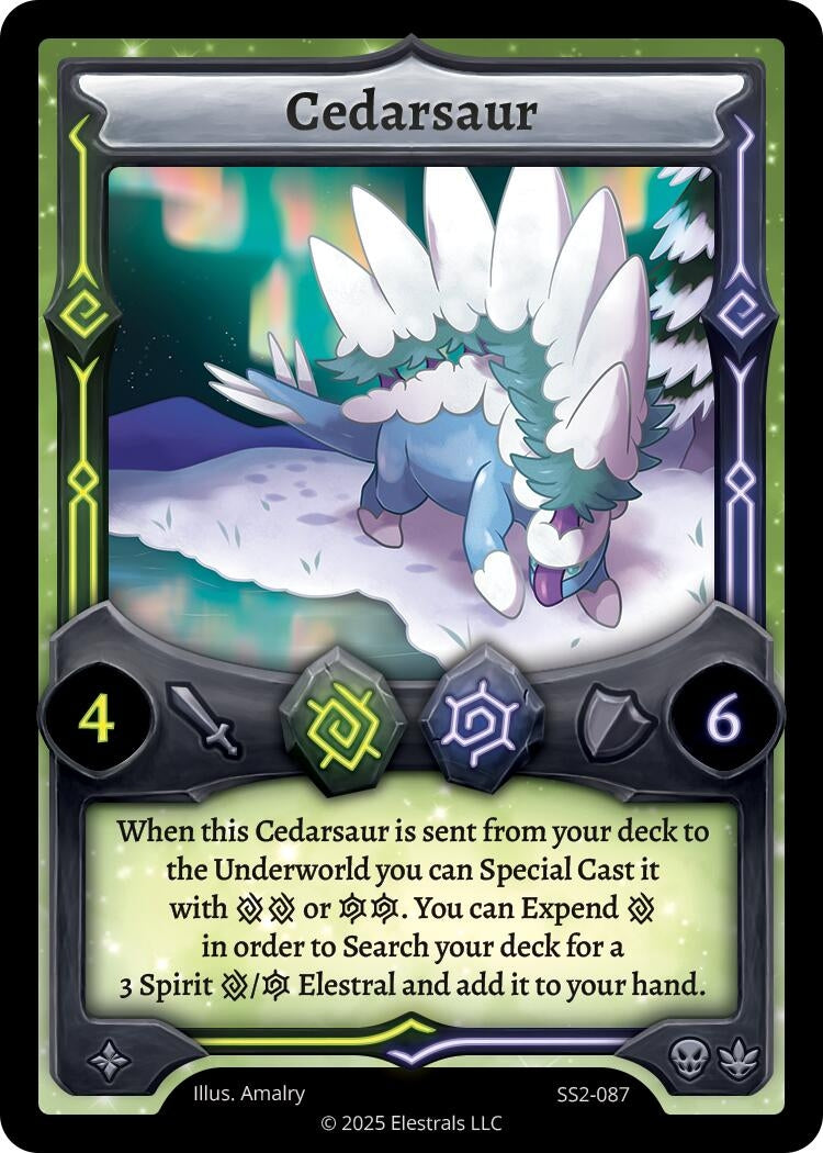 Image for Cedarsaur (SS2-087) - Elestrals