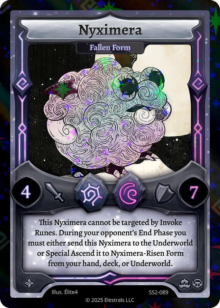Image for Nyximera - Fallen Form (Reverse Holo) (SS2-089) - Elestrals