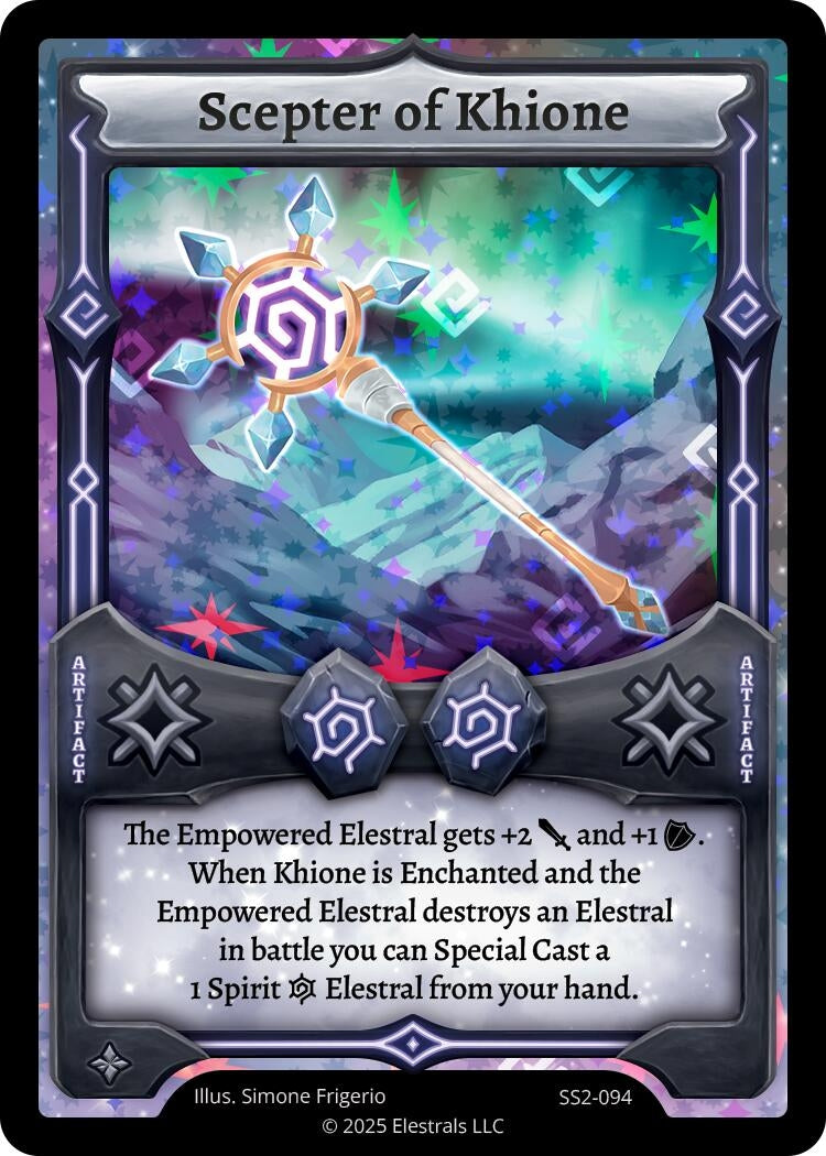 Image for Scepter of Khione (SS2-094) - Elestrals