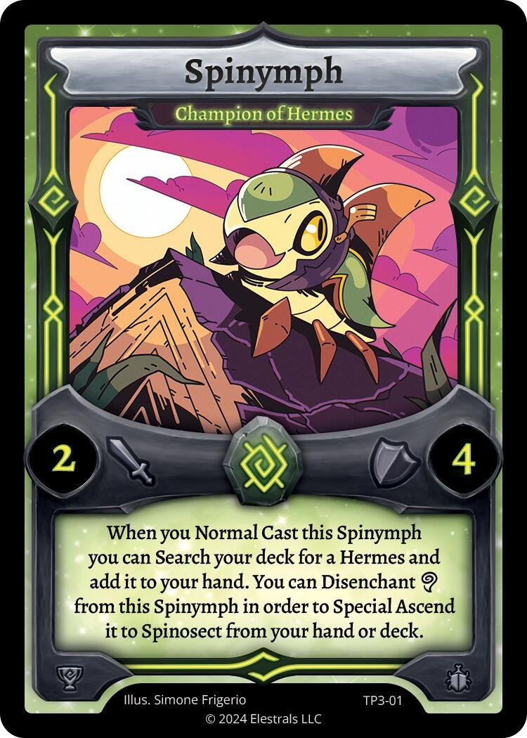 Image for Spinymph - Champion of Hermes (TP3-01) - Elestrals