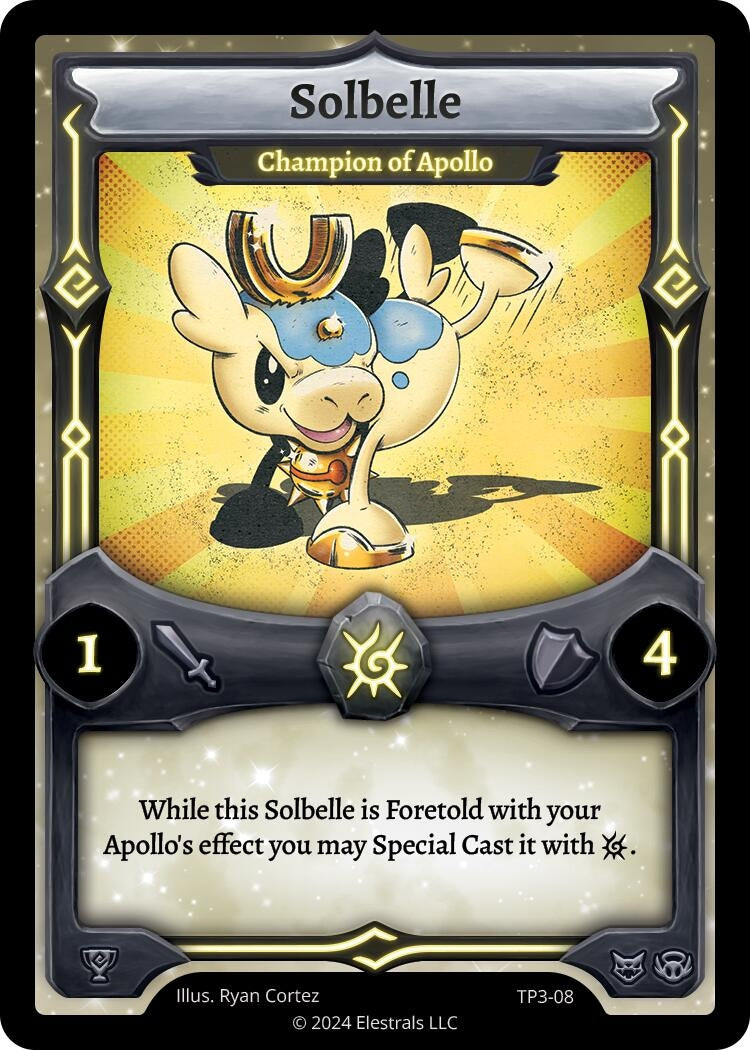Image for Solbelle - Champion of Apollo (TP3-08) - Elestrals