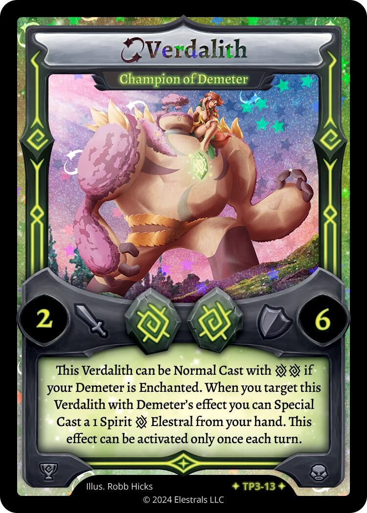 Image for Verdalith - Champion of Demeter (TP3-13) - Elestrals