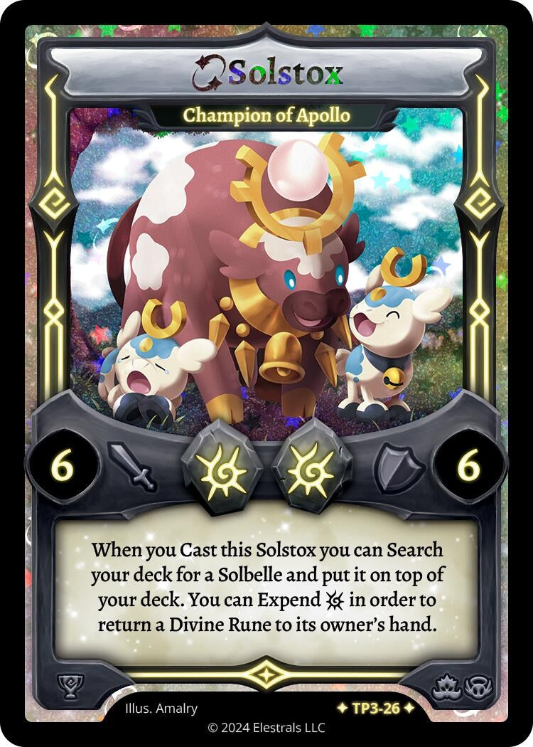 Image for Solstox - Champion of Apollo (TP3-26) - Elestrals