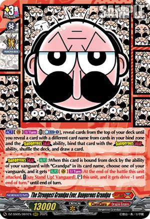 The Strongest Grandpa Ever, Dangerous Grandpa (DZ-SS05/001EN) [DZ-SS05: CoroCoro Start Deck Pack]