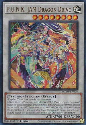 P.U.N.K. JAM Dragon Drive [BLMM-EN078] Ultra Rare