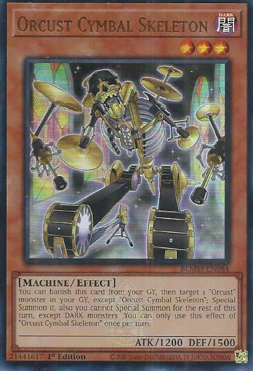 Orcust Cymbal Skeleton [BLMM-EN084] Ultra Rare