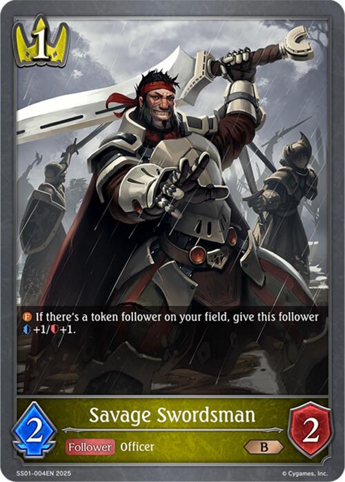 Savage Swordsman (SS01-004EN) [SS01: Worlds Beyond (Swordcraft)]