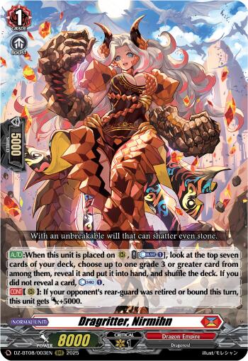 Dragritter, Nirmin (DZ-BT08/003EN) [DZ-BT08: Knights 0f Rebirth]