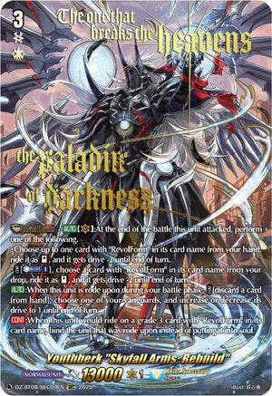 Youthberk "Skyfall Arms: Rebuild" (DZ-BT08/SEC04EN) [DZ-BT08: Knights 0f Rebirth]