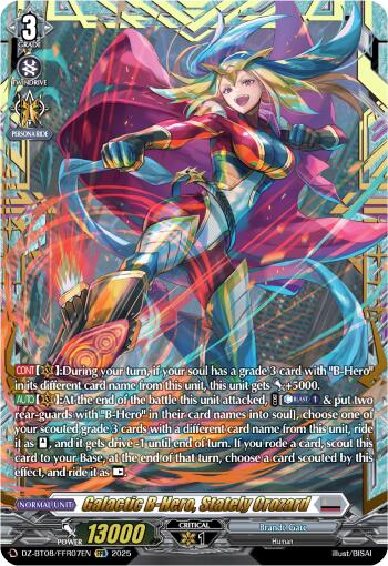 Galatic B-Hero, Stately Crozard (DZ-BT08/FFR07EN) [DZ-BT08: Knights 0f Rebirth]
