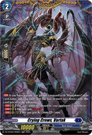 Crying Crows, Vartak (DZ-BT08/FR09EN) [DZ-BT08: Knights 0f Rebirth]