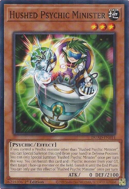 Hushed Psychic Minister (DUAD-EN014)