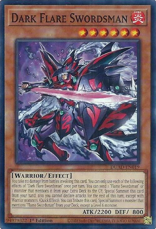 Dark Flare Swordsman (DUAD-EN019)