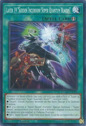 Layer 19 "Sudden Incursion! Super Quantum Black!!" (DUAD-EN068)