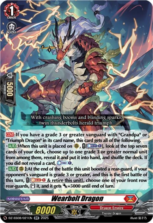 Image for Wearbolt Dragon (DZ-SS08/021EN) - Cardfight Vanguard