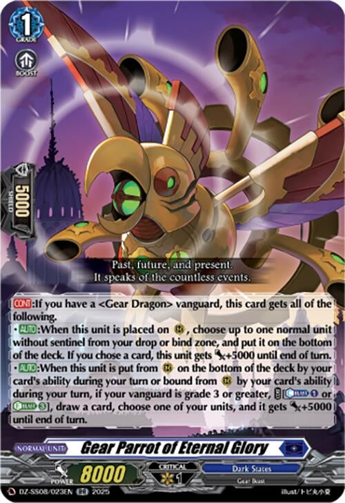 Image for Gear Parrot of Eternal Glory (DZ-SS08/023EN) - Cardfight Vanguard