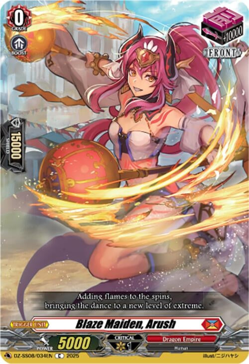 Image for Blaze Maiden, Arush (DZ-SS08/034EN) - Cardfight Vanguard