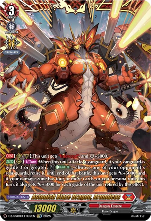 Image for Astonish Blaze Dragon, Arumdeas (FFR) (DZ-SS08/FFR02EN) - Cardfight Vanguard