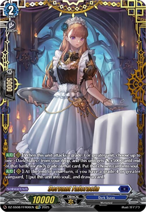 Image for Servant Falcracia (FFR) (DZ-SS08/FFR06EN) - Cardfight Vanguard